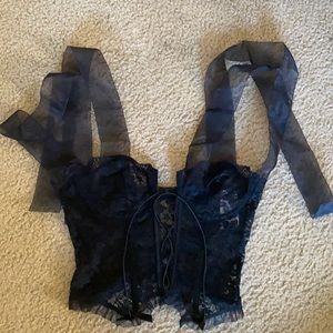 Black Lace Corset